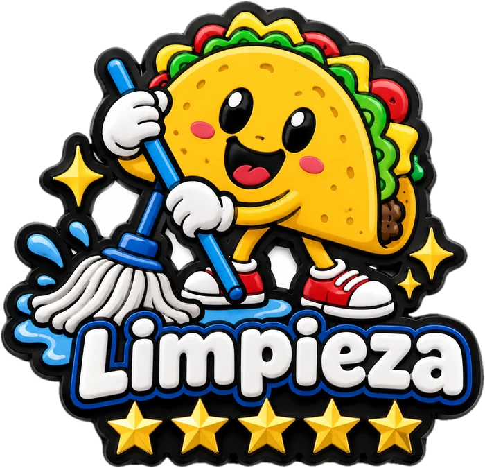 Pin de reconocimiento Limpieza con un taco y un trapeador